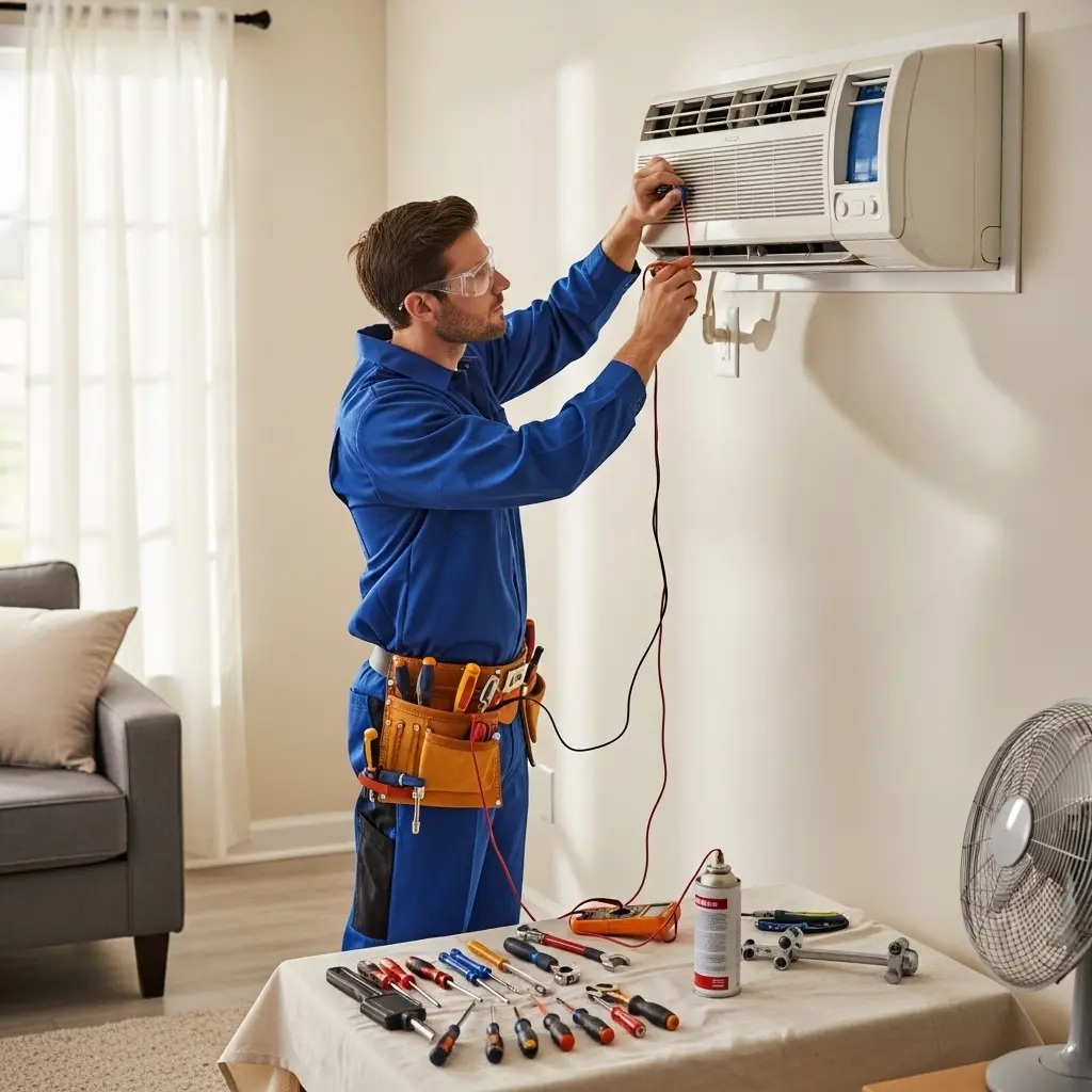 Kocaeli Hotpoint Hotpoint klima gaz dolumu ve bakım – Enerji verimliliği artırıldı. - Teknik servis örneği